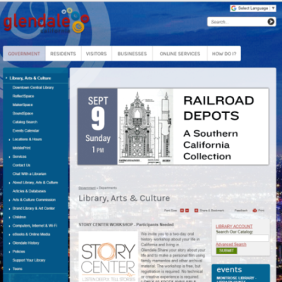 City of Glendale's Website